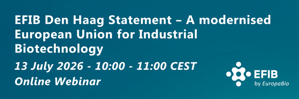 EFIB 2026 Den Haag Statement – Event Banner Website